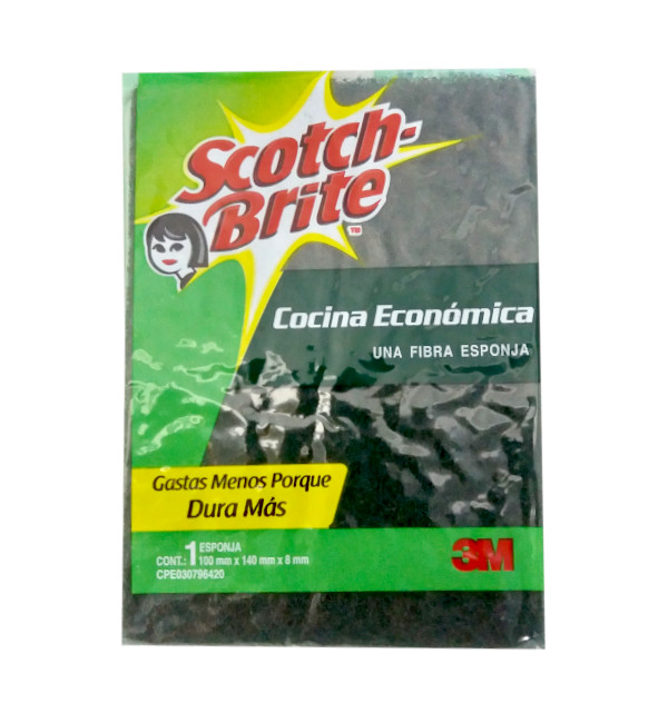 Esponja Abrasiva Scotch-Brite Verde Pequea
