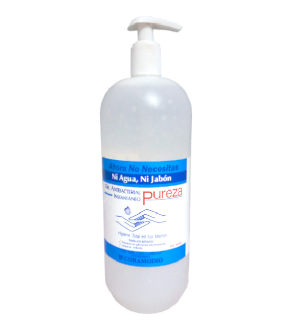 Gel Antibacterial Pureza con Dispensador 1 L