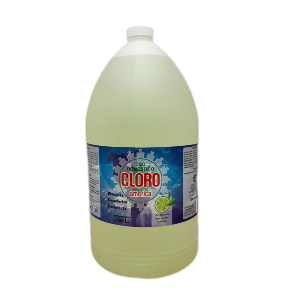 Ver Información de Cloro America Perfumado 3785 cc en Verines.com