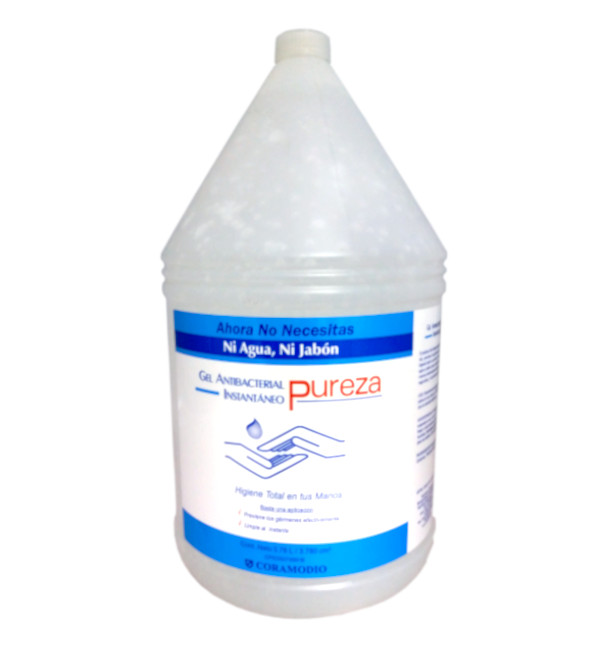 Ver Información de Gel Antibacterial Pureza en Verines.com