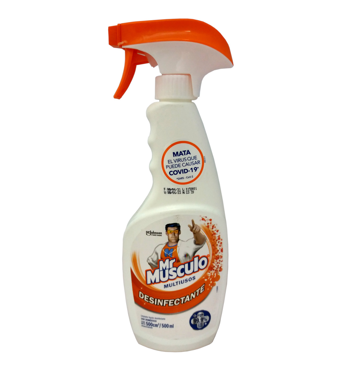 Limpiador Mr Musculo Desinfectante Spray 500cc