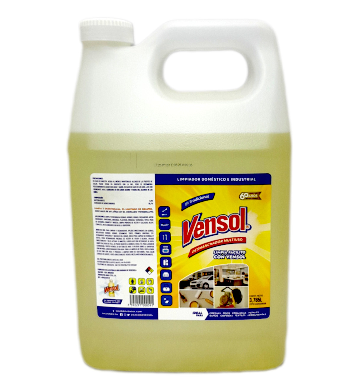 Ver Información de Desmanchador Multiuso Vensol 3785 cc en Verines.com