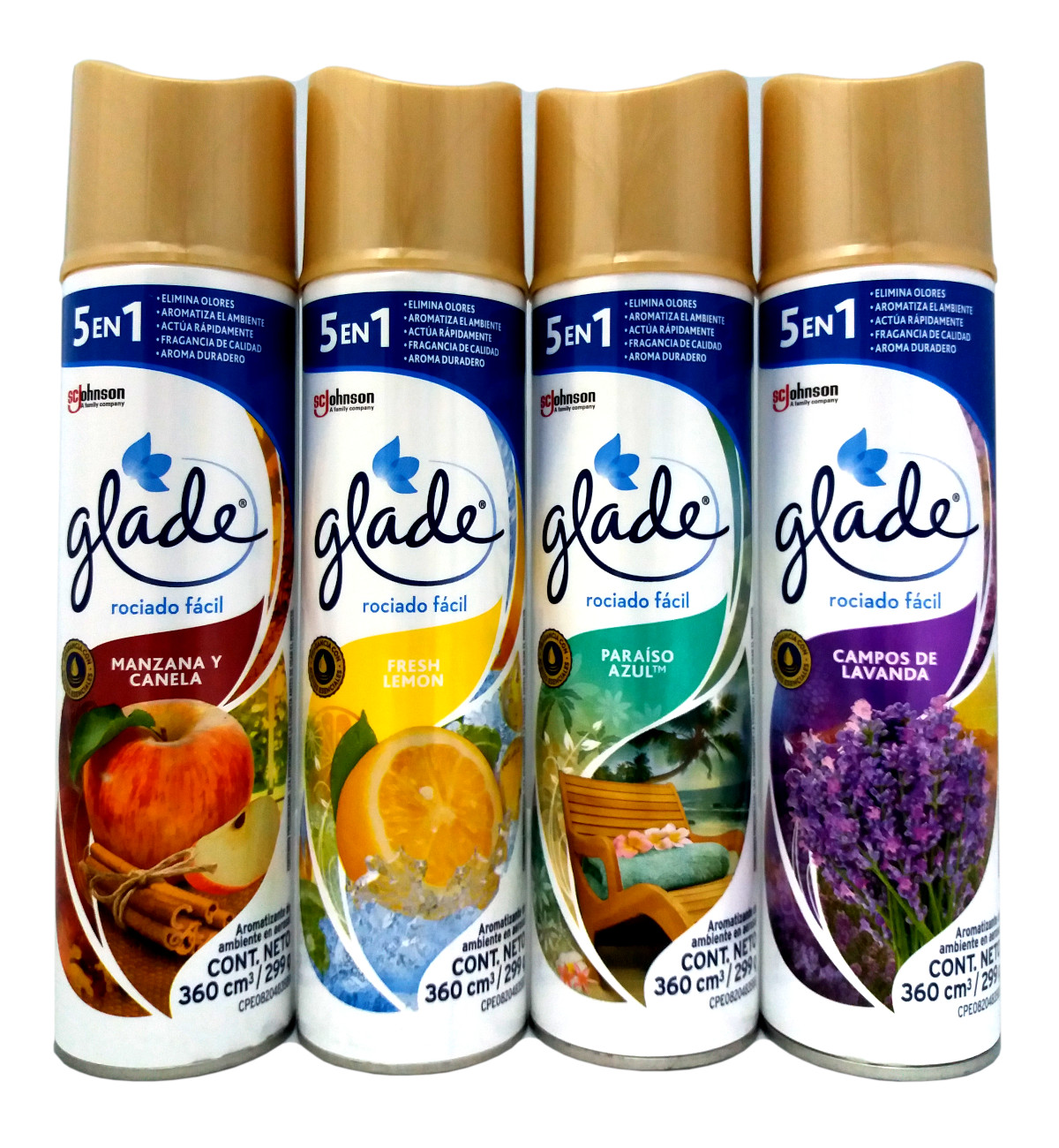 Ver Información de Ambientador Aerosol Glade 360 cc en Verines.com