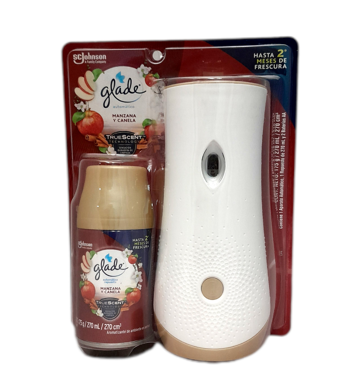 Glade Recambio de ambientador automático vanilla & white orchid Glade  automatico 269 ml