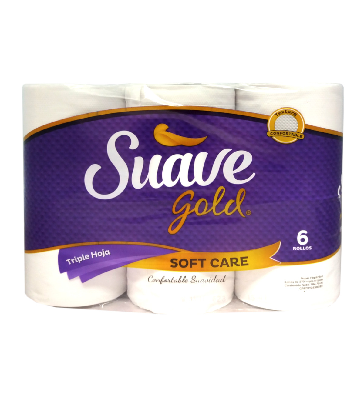 Papel Higiénico Suave Gold Soft Care Premium 4 x 12 270 Hojas
