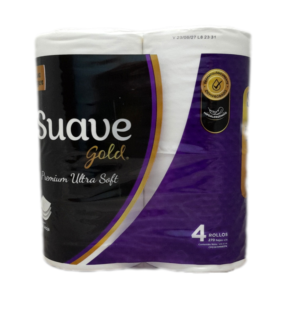 Ver Información de Papel Higinico Suave Gold Soft Care Premium 4 x 12 270 Hojas en Verines.com