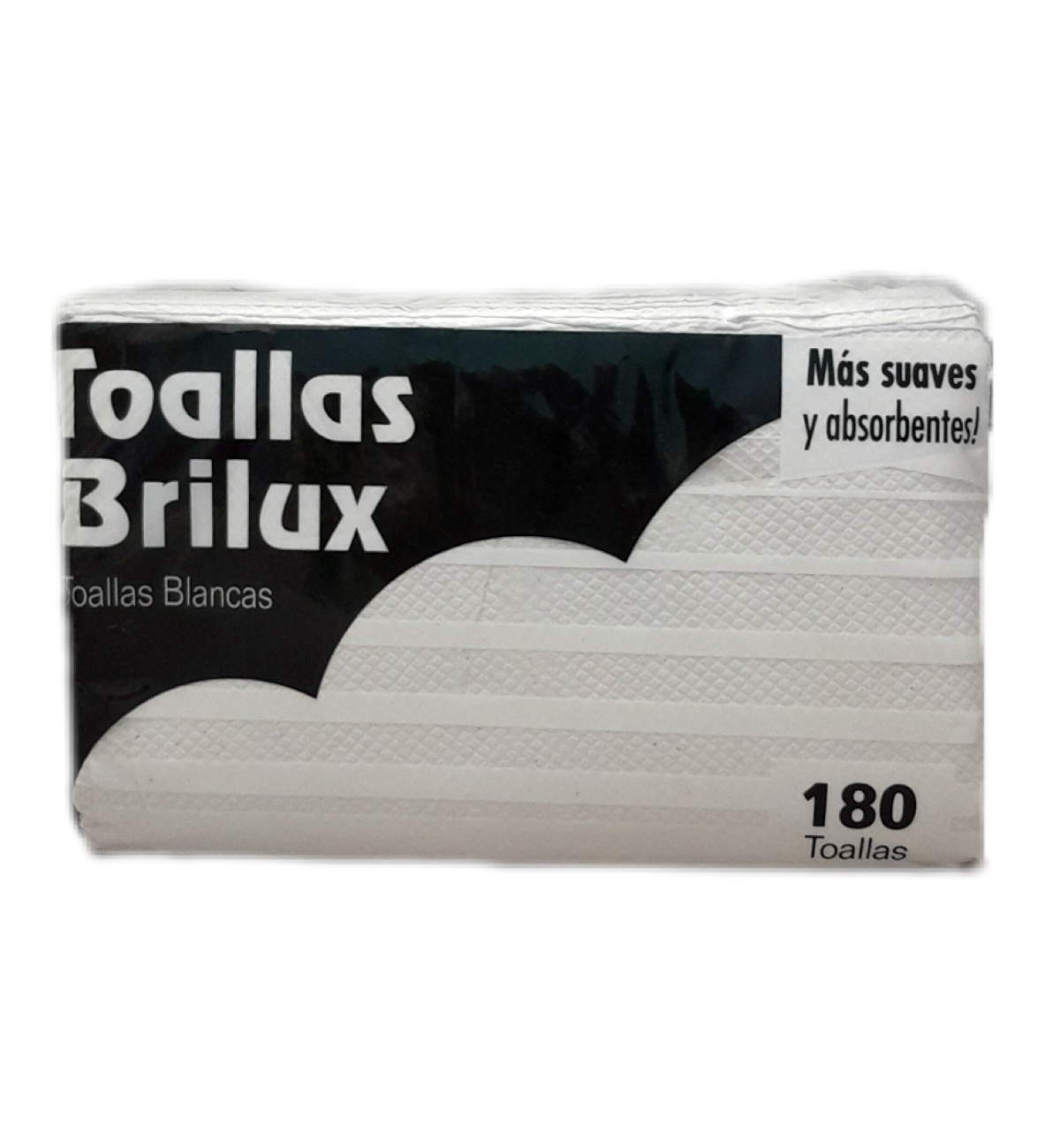 Toalla de Mano Intercalada Brilux Blanca X 180