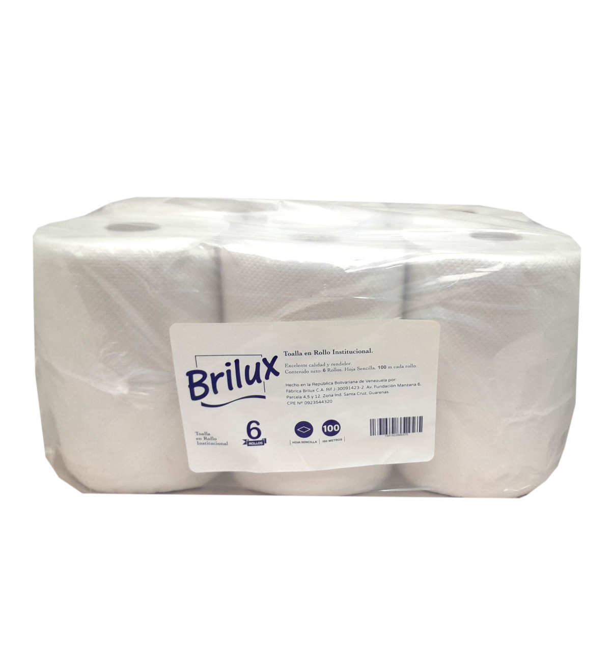 Ver Información de Toalla de Mano en Rollo Brilux x 6 en Verines.com