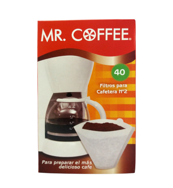 Ver Información de Filtro para Cafetera tipo Cono # 2 Mr. Coffee x 40 en Verines.com