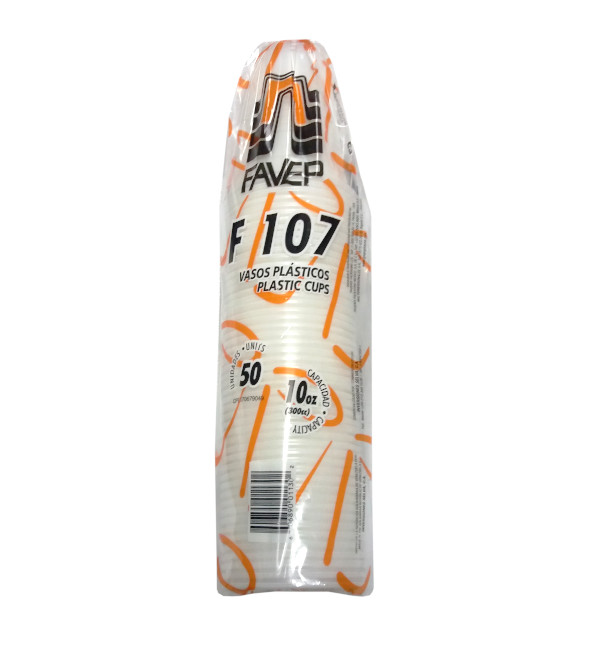 Ver Información de Vasos Plástico Desechable Favep F-107 en Verines.com